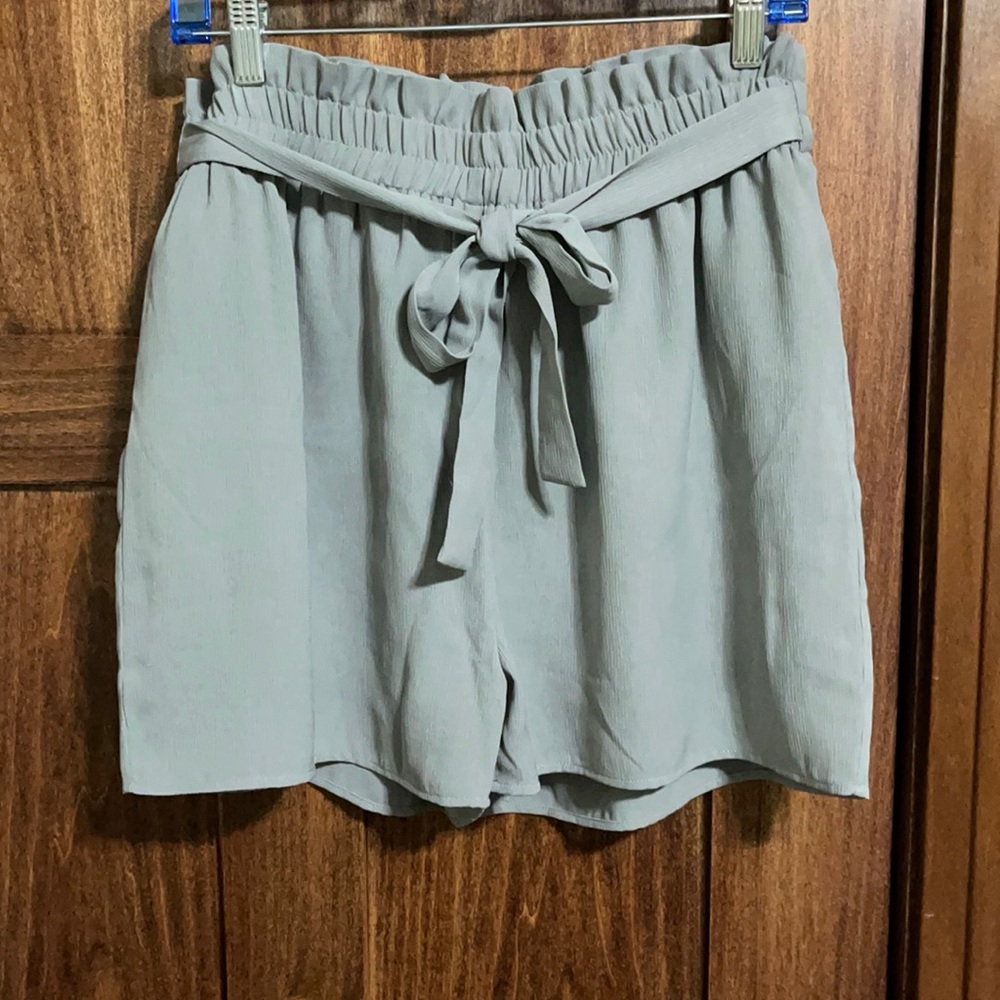 Tie front skirt